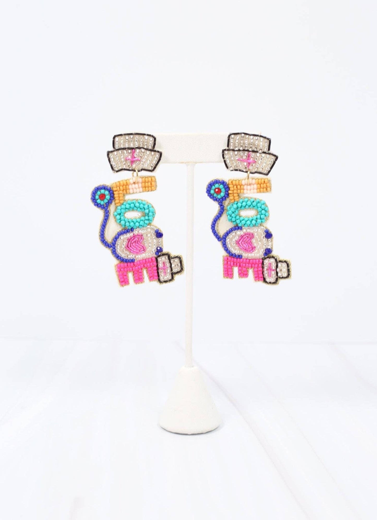 Nurse Love Embellished Earring MULTI