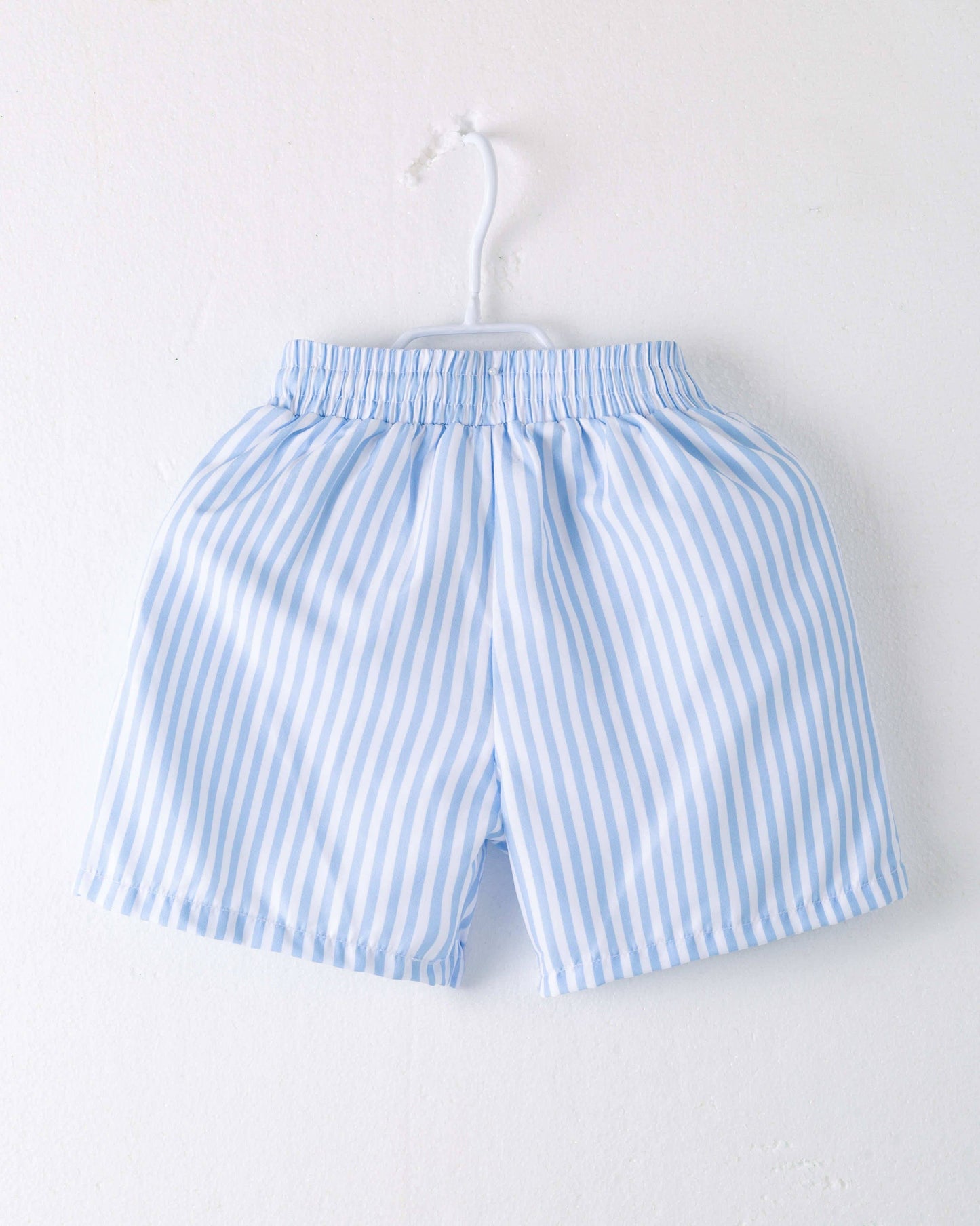 Blue Baby Shark Stripe Boy Swimsuit Clothing